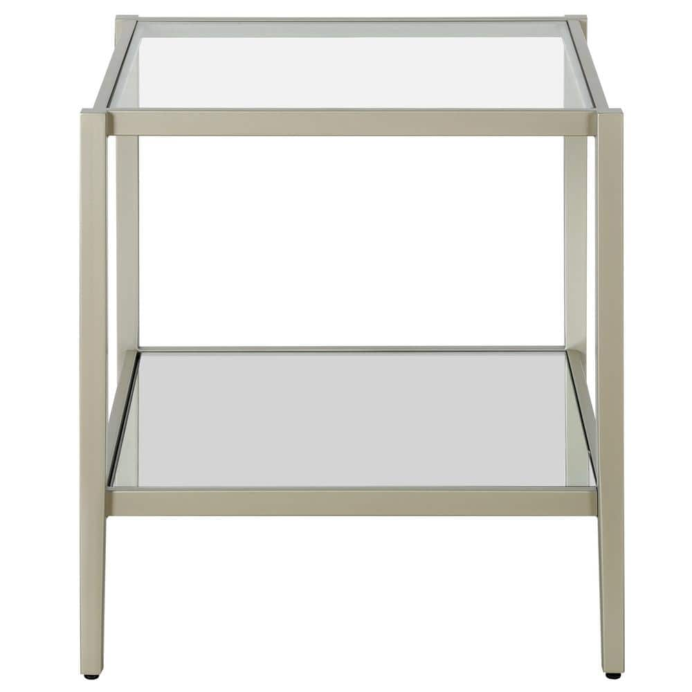 Camden&Wells - Hera Square Side Table - Satin Nickel