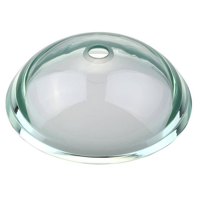 Clear Tempered Glass Round Vessel Bathroom Sink