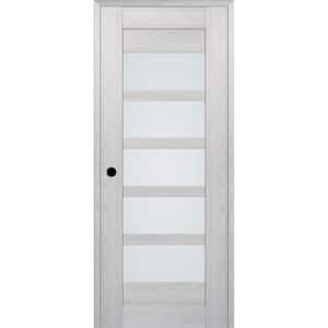 28 in. x 79,375 in.Vona 07 Right-Hand 5-Lite FrostedGlass Ribeira Ash Composite DIY-Friendly Single Prehung InteriorDoor