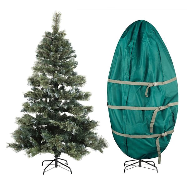 Tiny Tim Totes Green Standing Tree Storage Bag for Trees Up to 6 ft. Tall
