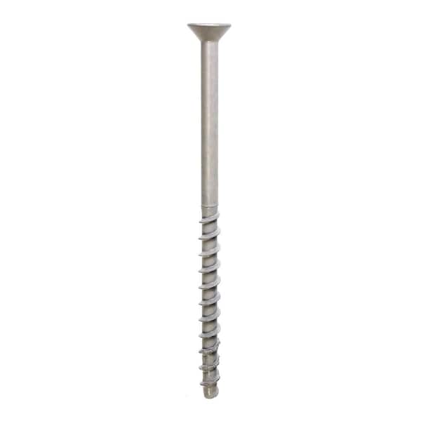 Simpson Strong-Tie Titen 3/16 in. x 3-1/4 in. Phillips Flat-Head Concrete and Masonry Screw, White (75-Pack)
