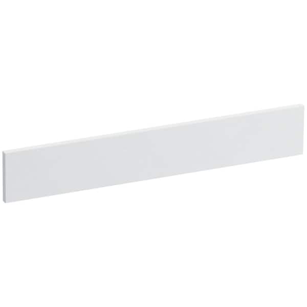KOHLER Solid/Expressions 21.25 in. Universal Solid Surface Vanity Sidesplash in White Expressions