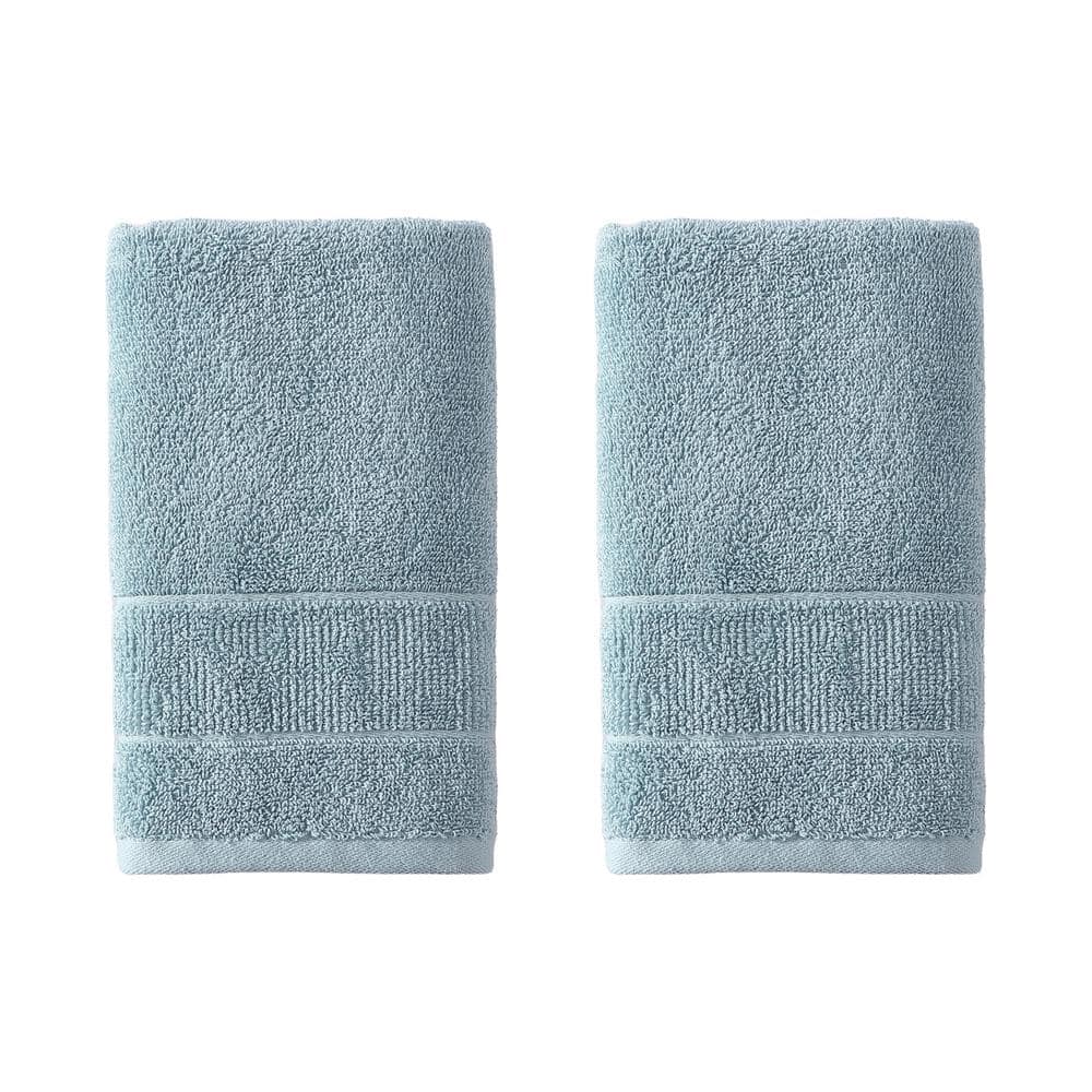 Nautica - 6 Piece Bath Towels, Absorbent & Fade Resistant Cotton Towel Set,  Fashionable Bathroom Decor (Oceane Turquoise, 6 Piece)