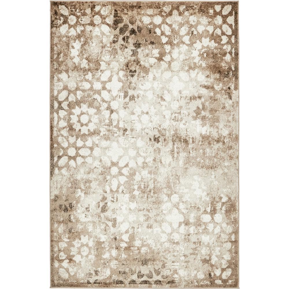 Sofia Larvotto Brown 5' 0 x 8' 0 Area Rug price history on PriceWatchPro