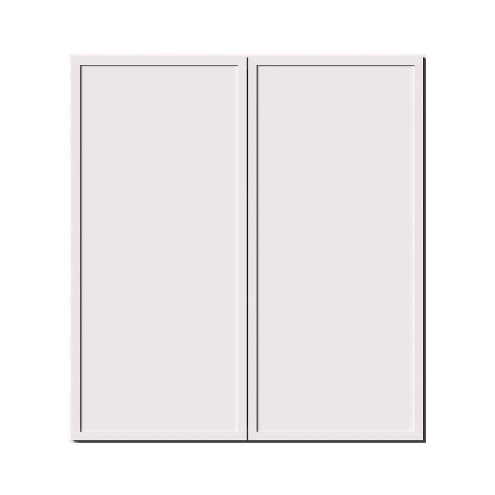 33 in. W x 12 in. D x 36 in. H RTA Solid Wood Wall Kitchen Cabinet in Snow White Full Overlay Design price history on PriceWatchPro