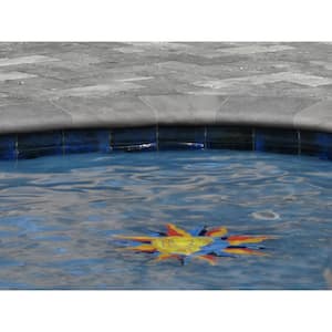 Argento Travertino 2 cm x 13 in. x 24 in. Matte Porcelain Pool Coping (4.33 sq. ft./case)