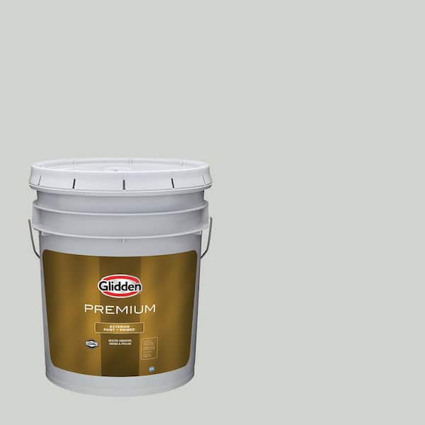 Glidden Premium 5 gal. PPG1009-2 Tornado Semi-Gloss Exterior Latex Paint