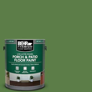 1 gal. #S-H-430 Mossy Green Low-Lustre Enamel Interior/Exterior Porch and Patio Floor Paint