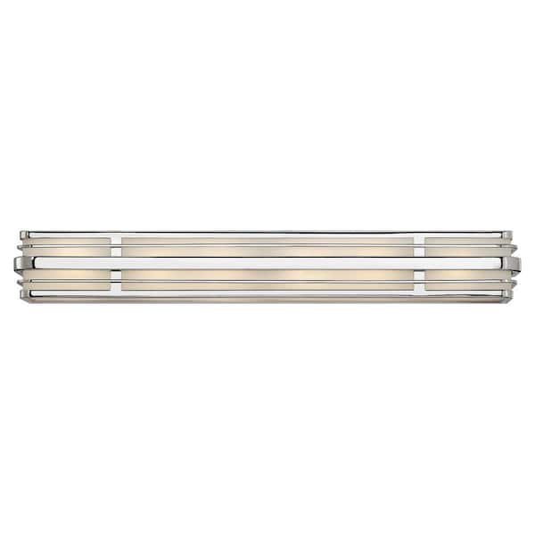 Winton 37.25 in. 6 Light Chrome Vanity Light
