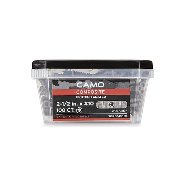 CAMO #10 2-1/2 in. Winchester Star Drive Trim-Head Composite Deck Screw (350-Count)