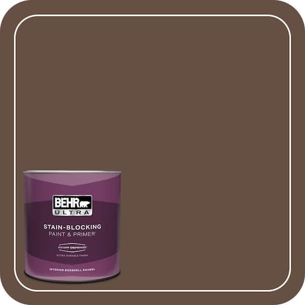 BEHR ULTRA 1 qt. #760B-7 Revival Mahogany Extra Durable Eggshell Enamel Interior Paint & Primer