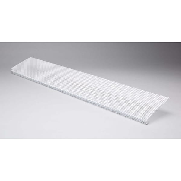 Lock-In 3 ft. White Metal Mesh Gutter Guard