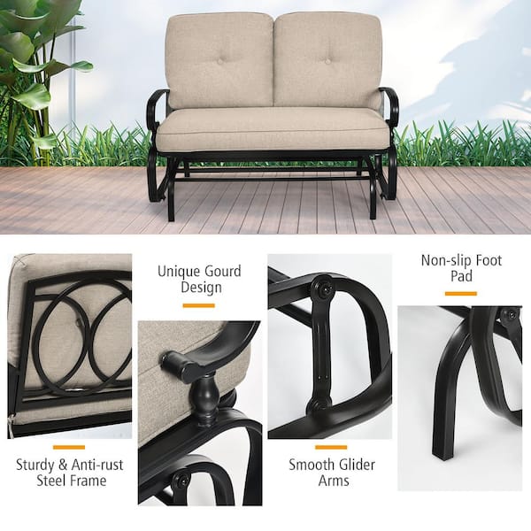 Costway patio outlet glider