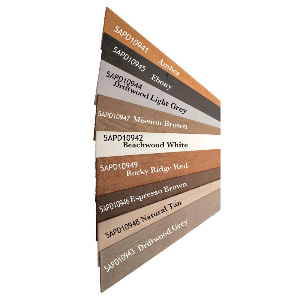 Amber Red Rustic Pine Wood Plank Self-Adhesive Set