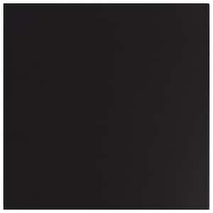 Textile Basic Black 9-3/4 in. x 9-3/4 in. Porcelain Floor and Wall Tile (10.88 sq. ft./Case)