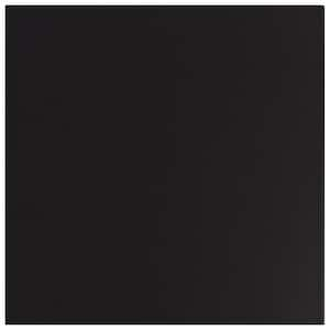 Textile Basic Black 8-5/8 in. x 9-7/8 in. Porcelain Floor and Wall Take Home Tile Sample