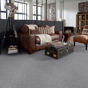 Dreamcatcher - Color Dolphin Indoor 12 ft. Texture Gray Carpet