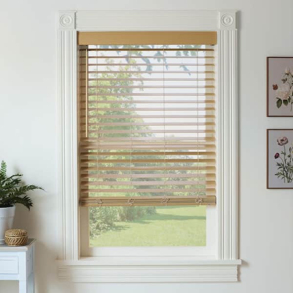 2 in Cordless Faux Wood Blinds