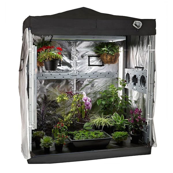 Unbranded 6 ft. x 4 ft. x 7.5 ft. Eco Garden House Complete Indoor Growing Kit