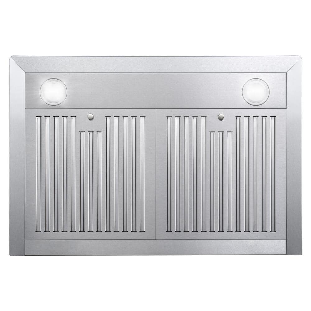 30-Inch Stainless Steel Wall-Mount Convertible Range Hood