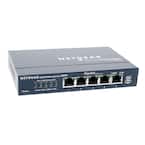 Netgear 5-Port Gigabit Ethernet Unmanaged Switch GS105NA - The Home Depot