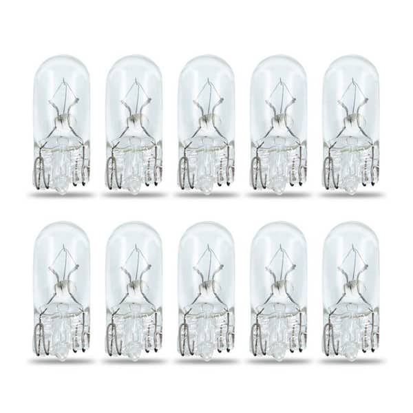 5-Watt Soft White T3 Wedge Screw Base E12 Halogen Replacement for SEAGULL LIGHTING 9732 Light Bulb (10 Pack)