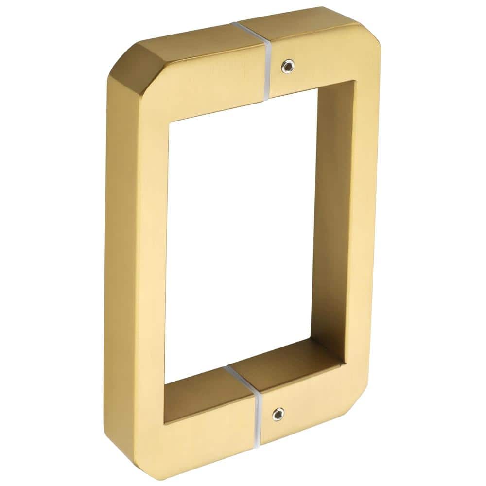 6 in. Bath Product Type in Brushed Gold Shower Door Handle for Glass Doors, SUS304 Stainless Steel (1-Pair) price history on PriceWatchPro