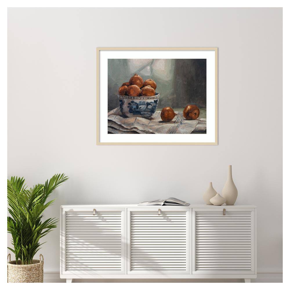 Classical Still-Life Fruit Bowl Framed Wall Art Print