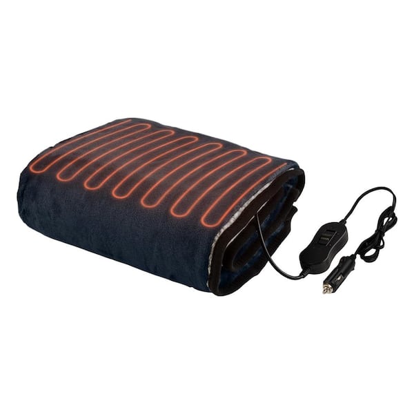 Stalwart Heated Blanket - Portable 12-Volt Electric Travel Blanket