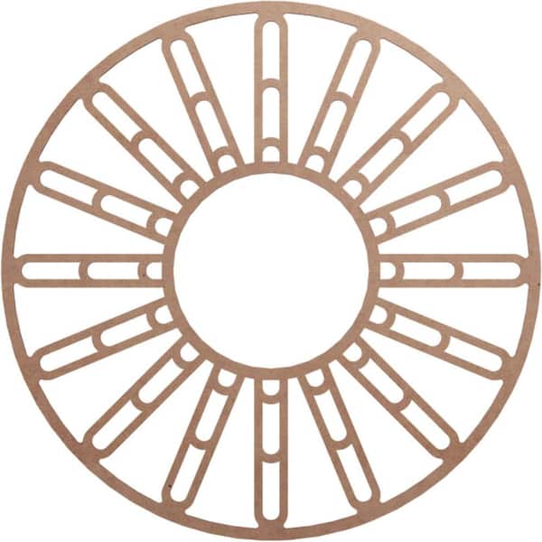 Ekena Millwork 0.25 in. x 36 in. x 36 in. Wood Medallion Moulding