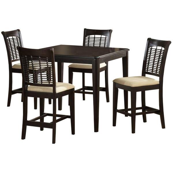 Hillsdale Furniture Bayberry 5-Piece Dark Cherry Counter Height Dining Set