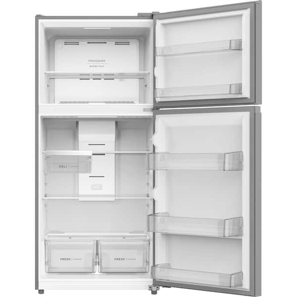29.7 in 19 cu. ft. Counter Depth Garage Ready Top Freezer Refrigerator in Stainless Steel
