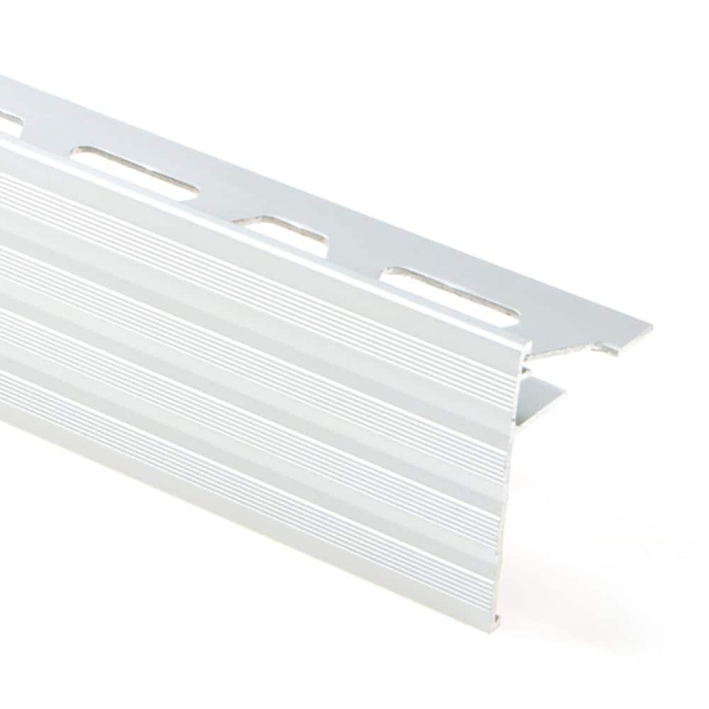 Schiene-Step Satin Anodized Aluminum 1/2 in. x 8 ft. 2-1/2 in. Metal Stair Nose Tile Edging Trim price history on PriceWatchPro