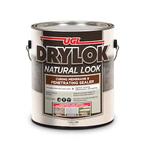 Natural Look 1 gal. Clear Concrete Curing Membrane and Penetrating Sealer (Concrete Sealer)
