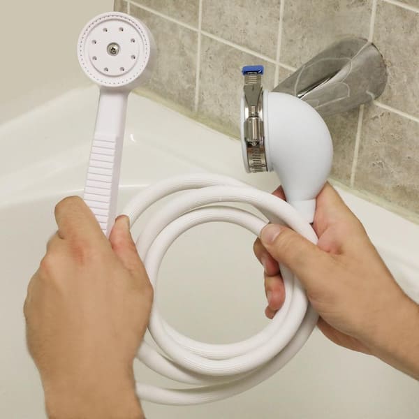 Pet Shower Sprayer Slip on Hose Portable Shower Head Dog Sprayer for Tub  Faucet