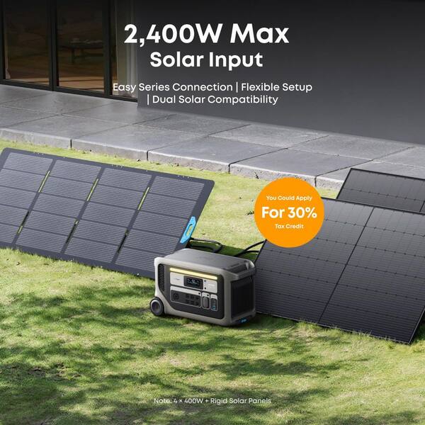 Reviews for Anker SOLIX F3000 Power Station w/ 1-Expansion Battery, 6kWh,  3600-Watt Push Button Start Solar Generator and 400W Solar Panel | Pg 1 -  The Home Depot