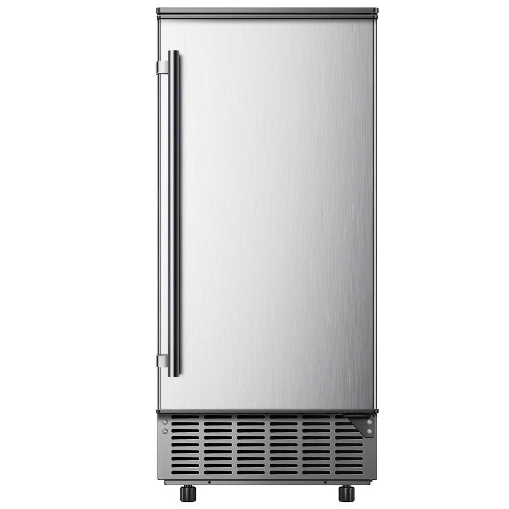 15 in. 80 lb./24H Full Size Cubes Undercounter/Built-in Commercial Ice Maker in Stainless Steel, Gravity Drainage price history on PriceWatchPro