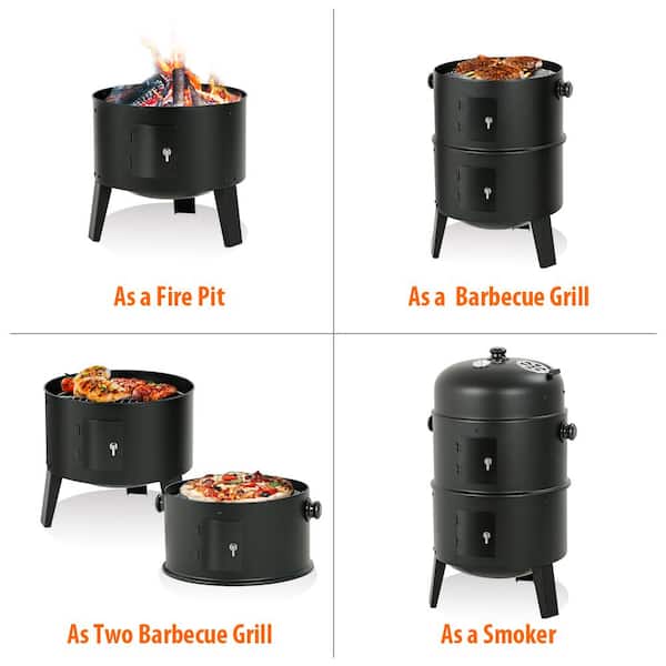 Camerons Indoor Outdoor Stovetop Smoker - Stainless Steel Barbecue Smoker  Box w/Oak Wood Chips & Recipes - Works On Any Heat Source, Stovetop or BBQ