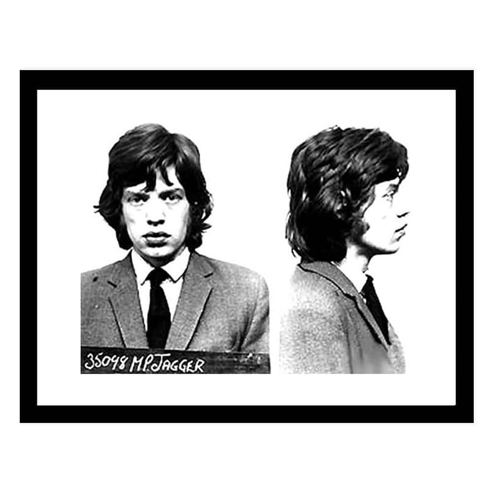 VENICE BEACH Collections Mick Jagger 1967 Mugshot Photos by