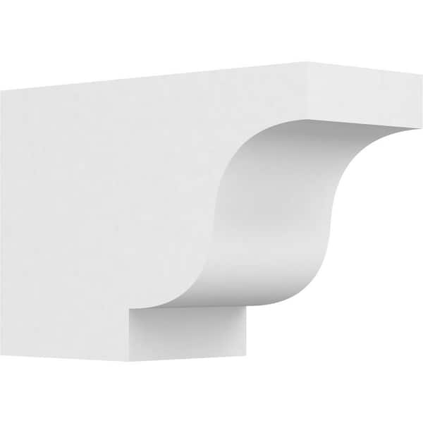 Ekena Millwork 5 in. x 8 in. x 12 in. Standard Newport Architectural Grade PVC Rafter Tail Brace