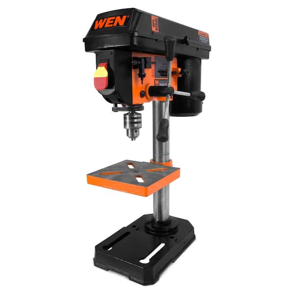 WEN 2.3-Amp 8 in. 5-Speed Cast Iron Benchtop Drill Press with 1/2 in. Chuck Capacity