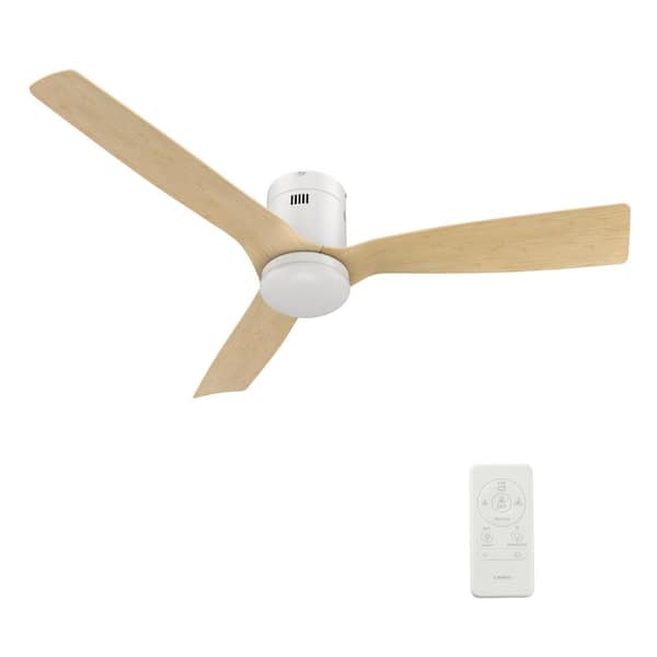 CARRO Striver II 52 in. Integrated LED Indoor/Outdoor White Smart Ceiling Fan with Light, Remote Works with Alexa/Google Home
