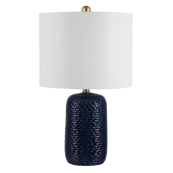 navy pineapple lamp