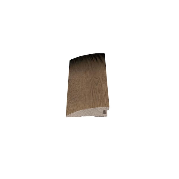 ASPEN FLOORING European White Oak Sharkfin 9/16 in. T x 2 in. W x 78 in. L Flush Reducer Solid Wood Molding