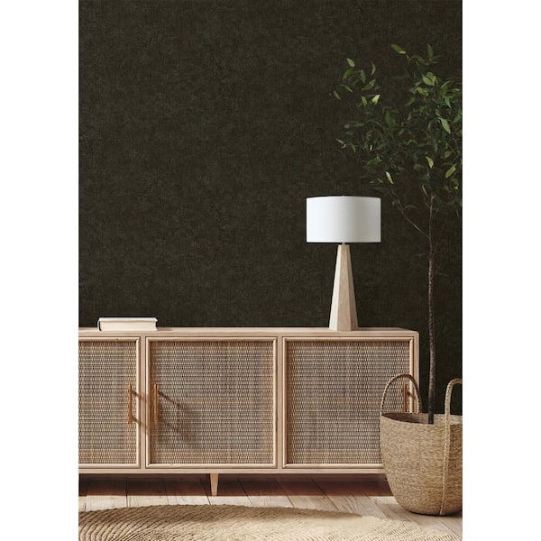 GALEY ALIX 30.75 sq. ft. Smoked Clove Rio Vista Faux Leather Vinyl