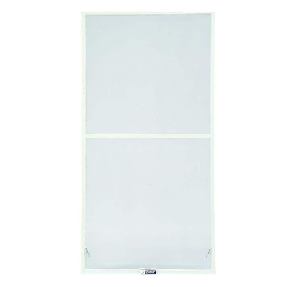 23-7/8 in. x 62-27/32 in. 200 and 400 Series White Aluminum Double-Hung Win