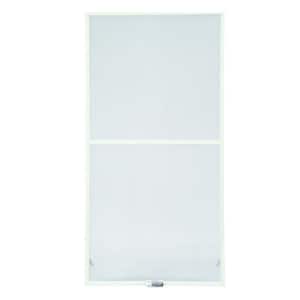 23-7/8 in. x 62-27/32 in. 400 and 200 Series White Aluminum Double-Hung Window Insect Screen