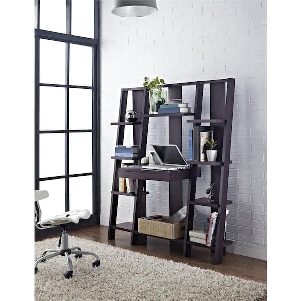 Altra Furniture Tiffany Espresso Ladder Bookcase