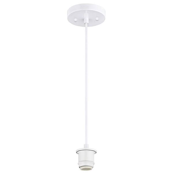 Westinghouse 1-Light White Adjustable Mini Pendant