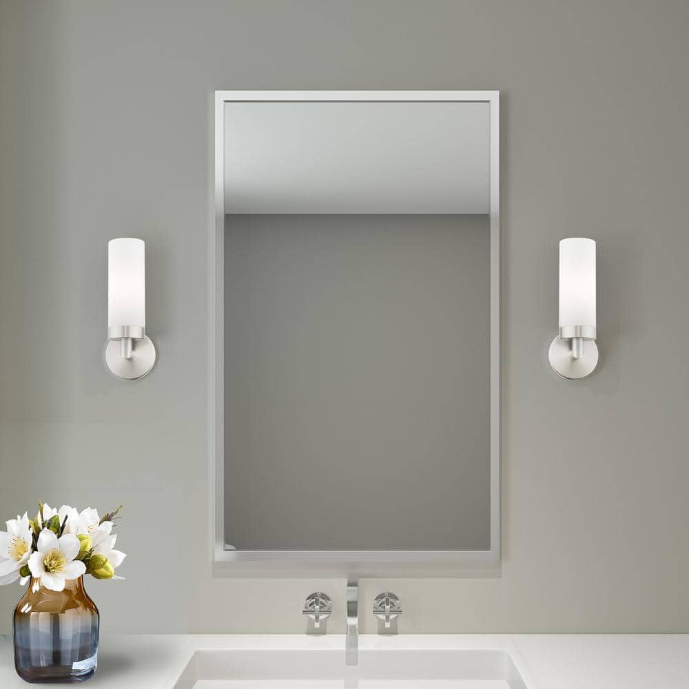 Aero 11.75'' Brushed Nickel Contemporary Dimmable Wall Sconce